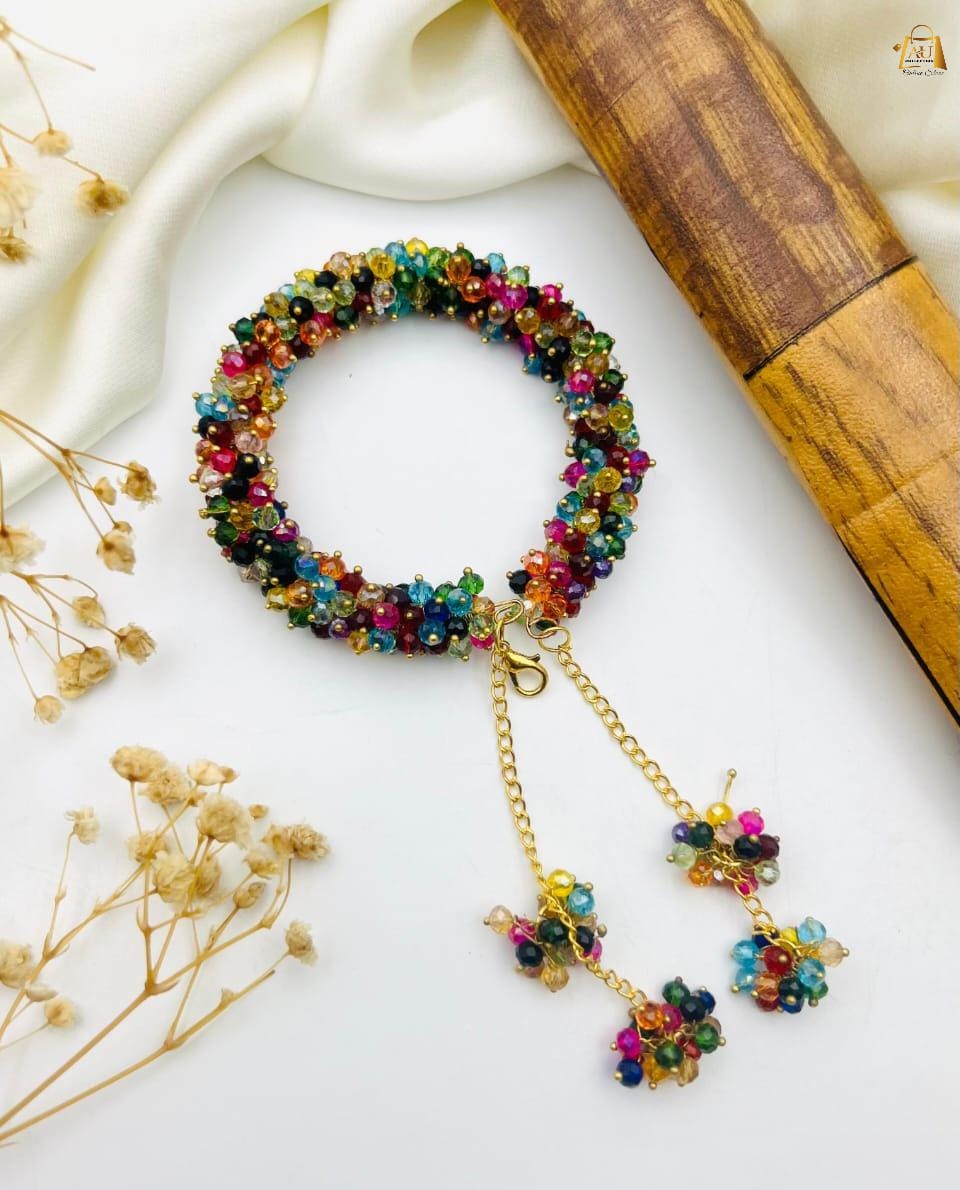 Crystal bangles premium sparkling artificial jewelry for weddings Nur-e-Niqab