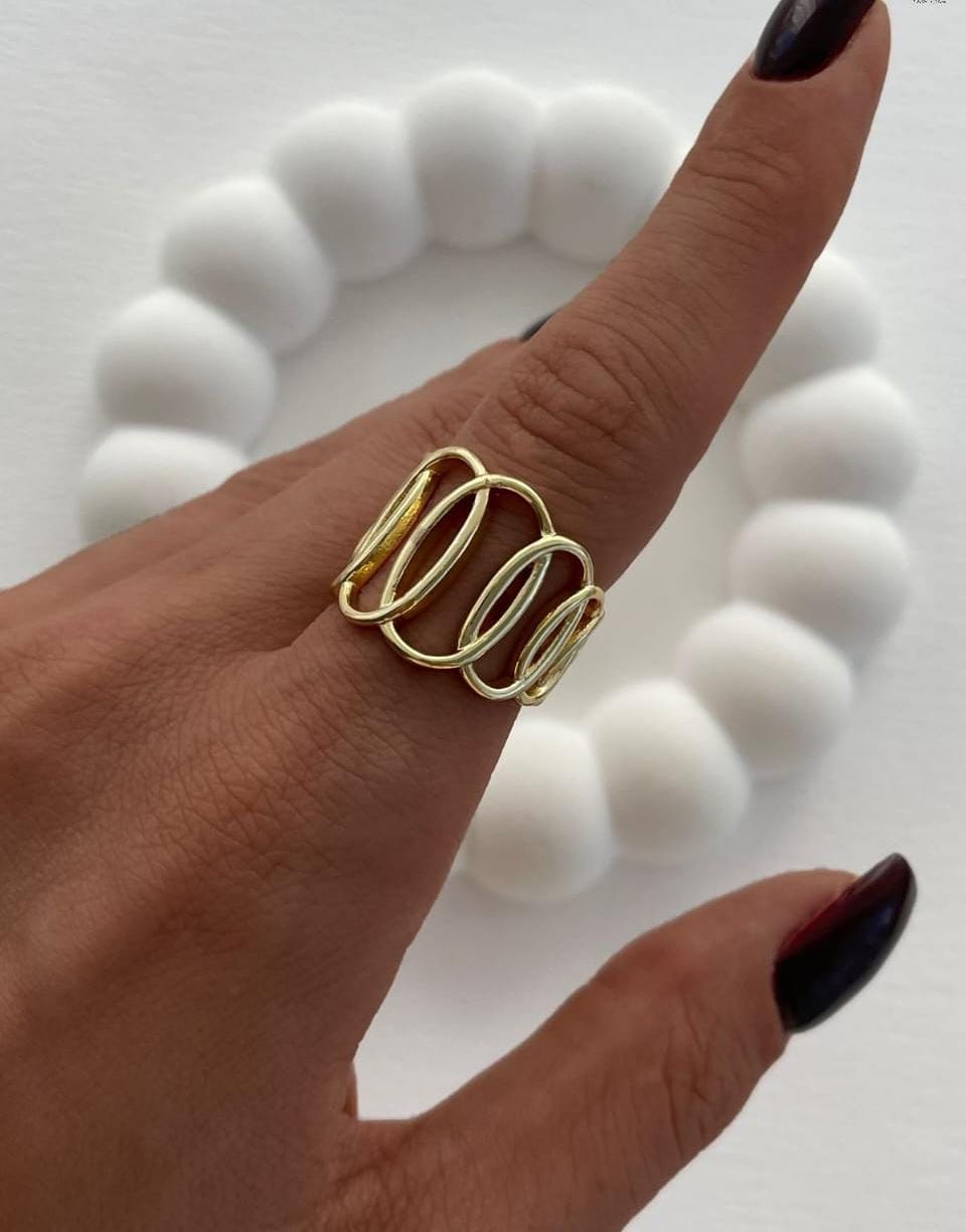 Premium stainless steel luxury adjustable ring anti-tarnish and waterproof Nur-e-Niqab